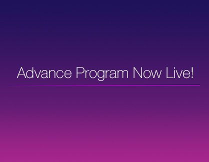 Advance Program Now Live!