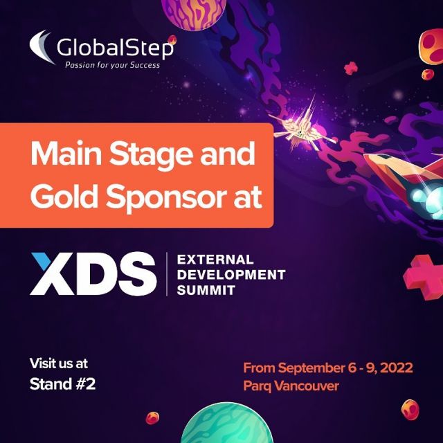 @globalstep_ is a proud Main Stage and Gold Sponsor at #XDS2022GlobalStep is a leading provider of creative and technology services to the Games industry. They help develop, test and localize games. Their analytics & insights practice enables game development teams around the world to hone the digital experience to resonate with players. Their player support practice enables engagement and monetization. With service locations and studios in North America, UK, Europe, and Asia, they have a tightly integrated services model across geographies and lines of services, all fully focused on enabling the success of their clients.Meet them at XDS and discover more: www.globalstep.com
#GlobalStep #XDS #GameDevelopment #QualityAssurance #LQA #PlayerSupport #PlaytestAnalytics #Localization