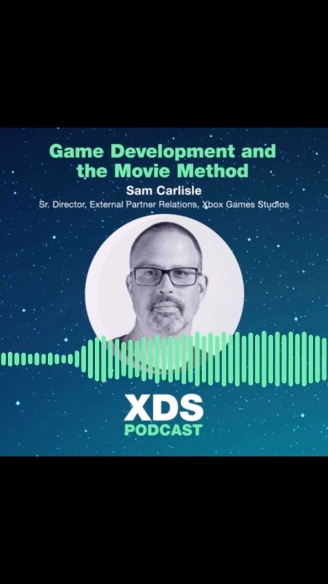Is your team brave enough to try the Movie Method?
Guest Sam Carlisle, Sr. Director, External Partner Relations, Xbox Games Studios, contemplates the benefits and challenges in shifting to The Movie Method in game development. The audio presentation that follows was delivered at XDS 2022, where Sam explored what the movie method truly is.
Podcast link in bio ⬆️#xds22 #xds23 #xds2023 #podcast #XDS #ExternalDevelopmentSummit
#gamedev #gamedevelopment #gamepublishing #community #event #network #gameindustry #serviceproviders #gamedev
#xboxgamestudios
