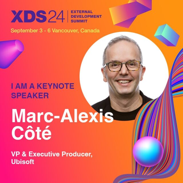 We are excited to announce Marc-Alexis Côté, VP & Executive Producer, Ubisoft as our first Keynote Speaker at XDS 2024! Marc-Alexis has held a multitude of roles within Ubisoft over the last 19 years, ranging from Engineering, to Creative Direction, to Producing and now VP Executive Producer of the Assassin’s Creed franchise. His Masters degree in Software Engineering and experience in creative roles give him a fresh view on game production which is reflected in the variety of titles he’s worked on, notably on the Prince of Persia, Immortals Fenyx Rising and the Assassin’s Creed franchises.Explore more of our amazing speaker lineup on our website!#xds2024 #xdsspark #externaldevelopment